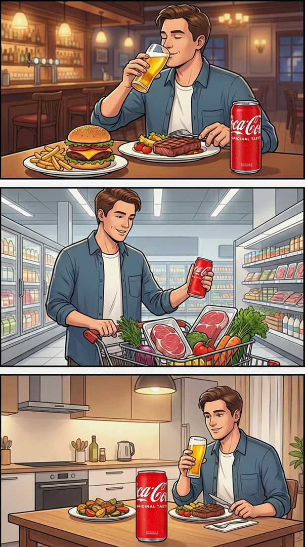 Three consumption channels